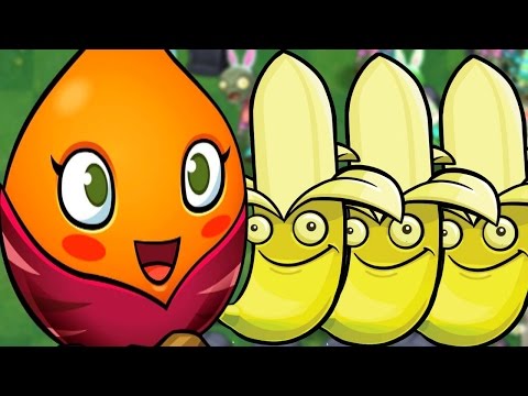 Plants vs Zombies 2: HARDEST PINATA PARTY Banana Launcher VS Sweet Potato (PINATA PARTY)