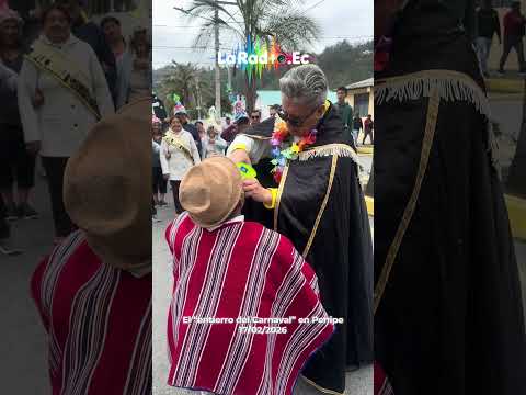 Entierro del carnaval en Penipe