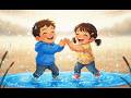 Rain Rain Falling Down ☔ | Dance in the Rain Song for Kids ⭐