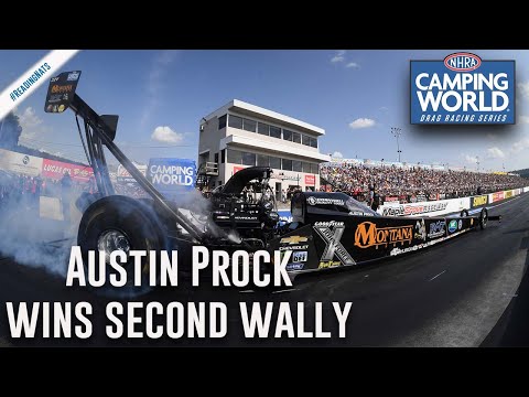 Austin Prock wins second career Wally at Pep Boys NHRA Nationals