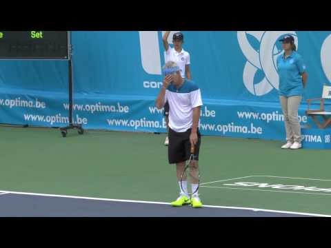 Henri Leconte vs John McEnroe: Fantastic Legends Rivalry August 2013 Knokke-Heist, Belgium