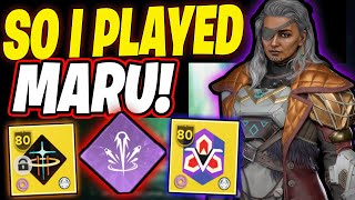 All Maru Abilities and Gameplay (Early Access First Impressions Destiny Rising's NEW CHARACTER)