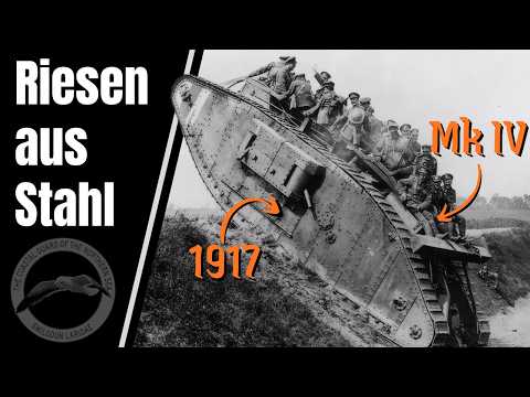 The first tanks - British "tanks" of the First World War (With sound :) )
