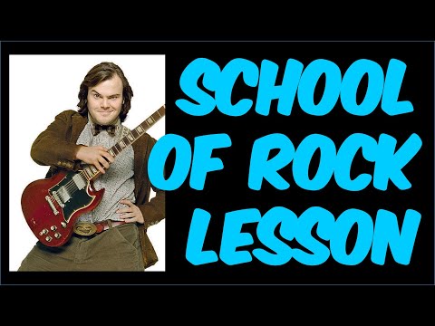 School of Rock Guitar Lesson Note for Note - Zack's Song - Full song (with TAB)