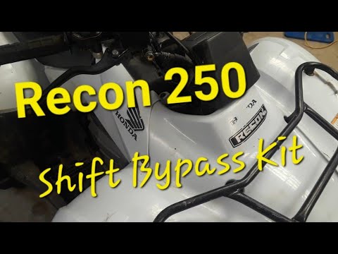 Honda Foreman 450 500 ES Shift Bypass installation