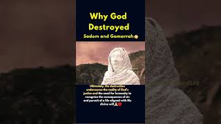 Why God REALLY Destroyed Sodom And Gomorrah 😱😭 #shorts #youtube #catholic #bible #fypシ