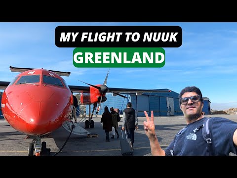 My Flight Journey To Nuuk, Greenland