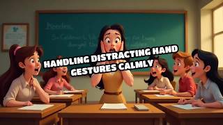 Handling Distracting Hand Gestures Calmly