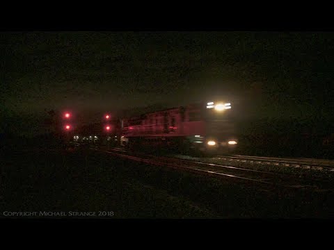 Four Locos on Late Night SCT MP9 - PoathTV Australian Trains & Railways