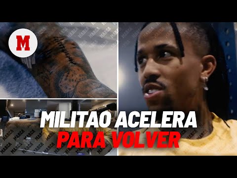 Militao is making progress in his recovery. MARCA