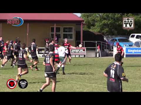 2015 NHRU Round 3 Catch up Colts Highlights - Singleton Bulls v Maitland
