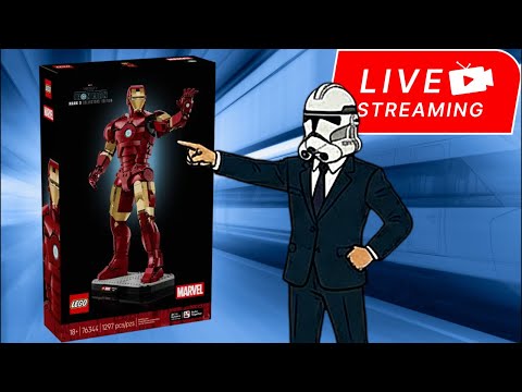 A Clone Trooper Builds IRON MAN! LEGO Marvel Mark 3 Collectors' Edition Live Build (76344)