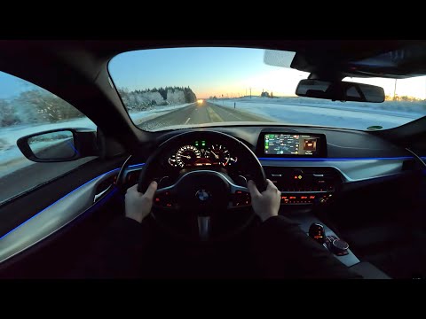 BMW G30 530D M-Sport B57 195kW xDrive 4K POV Drive