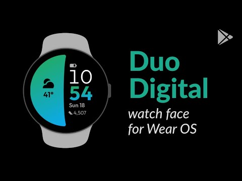 Duo Digital watch face