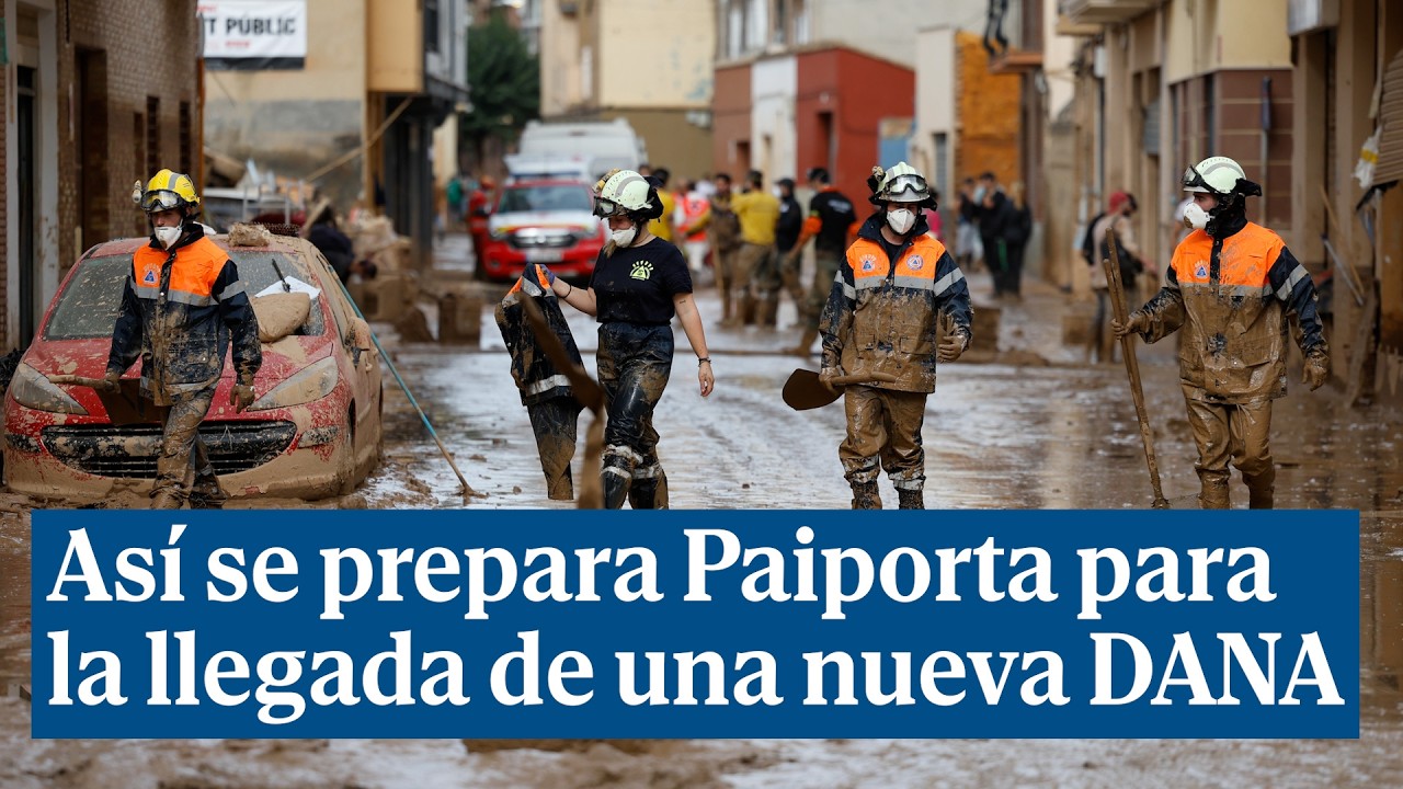 Así se prepara Paiporta ante la posible llegada de una nueva DANA