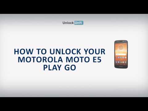 HOW TO UNLOCK Motorola Moto E5 Play Go