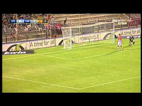 Vicenza 0-1 Torino - Gol di Bianchi 12-9-2011 Highlights & Goals HD