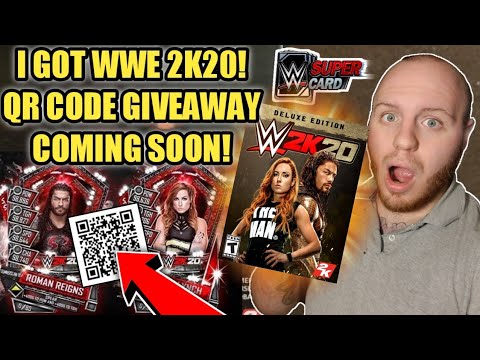 I GOT WWE 2K20! QR CODE GIVEAWAY SOON FOR WWE SuperCard Season 5! Noology