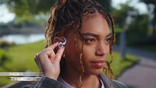 JBL Sense Pro OpenSound earbuds with adjustable ear hook