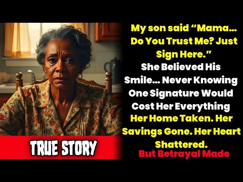 “Mama… I Promise This Is Just for Your Protection.” — The Day a Loving Mother Signed Away Her House