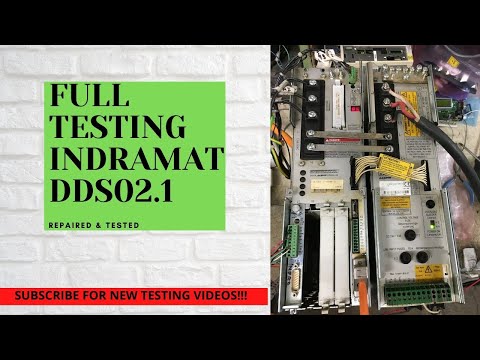 DDS02.1-W200 SERVO DRIVE FULL TESTING