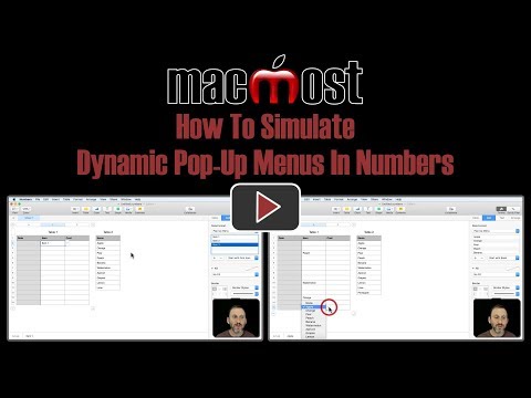 How To Simulate Dynamic Pop-Up Menus In Numbers (#1702)