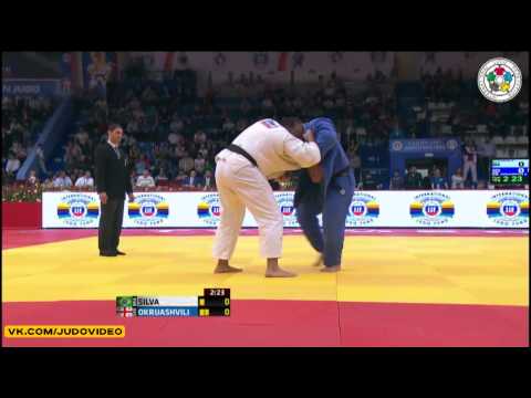2013 IJF World Masters Tyumen +100kg Final] OKRUASHVILI Adam (GEO)   SILVA Rafael (BRA)