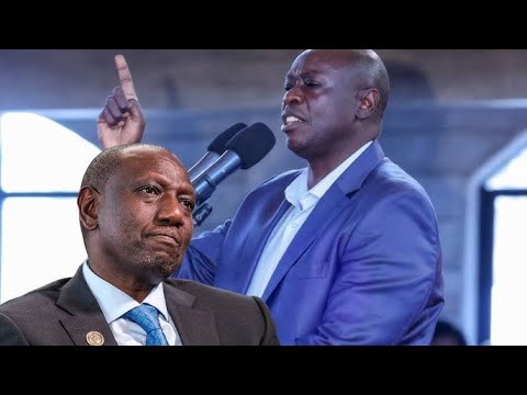 RUTO WACHANA NA MIMI BWANA! UNATAKA KUNIUWA ADI KANISANI" GACHAGUA EMOTIONALLY TELLS RUTO