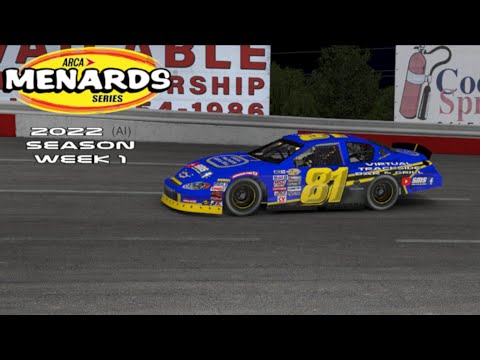 iRacing ARCA Menards Series (AI) 2022 Season Race 1@ Daytona International Speedway