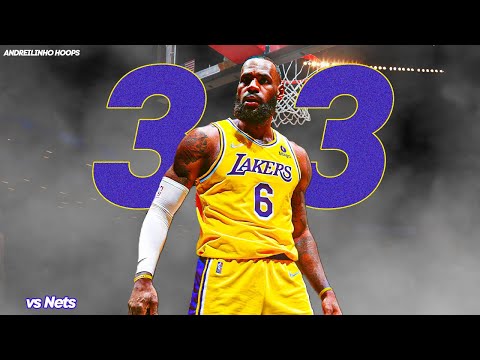 LeBron James 33 POINTS vs Nets! ● Full Highlights ● 25.01.22 ● 1080P 60 FPS