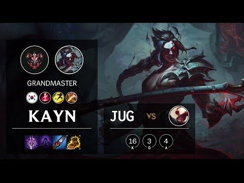 Kayn Jungle vs Lee Sin - KR Grandmaster Patch 10.10