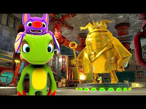Yooka-Replaylee (Switch 2) - ALL 50 Pagies in Hivory Towers