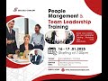 People Management And Team Leadership Training Class 1