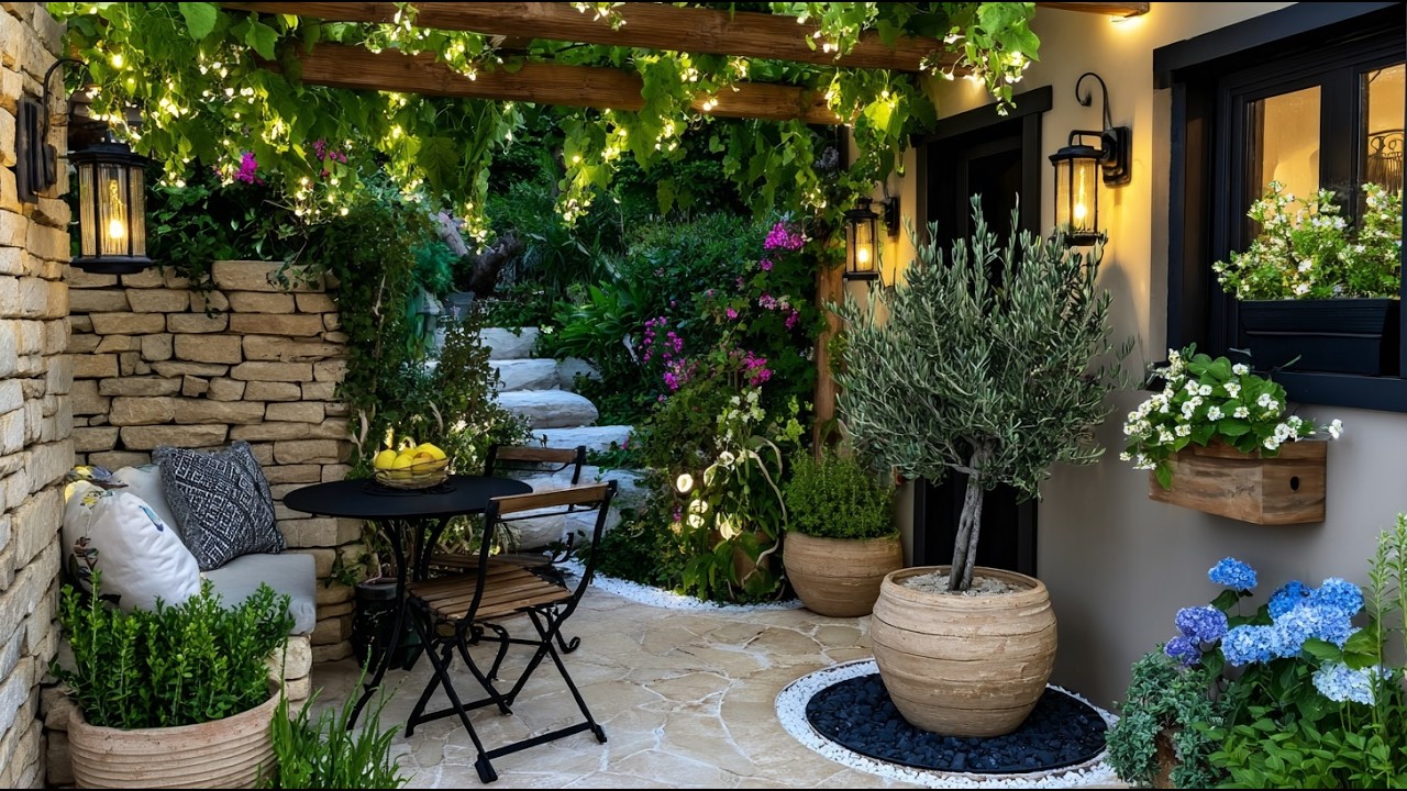 16 Ideas of Small-Space Italian Rustic Gardens: Vintage Vibes, Natural Materials & Southern Ambiance