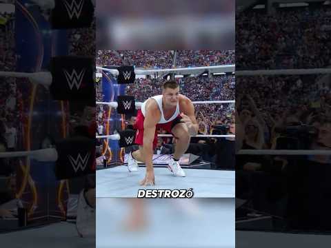 Rob Gronkowski Entró al Ring y Destruyó Todo