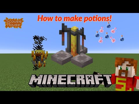 How to make POTIONS in Minecraft! Tutorial