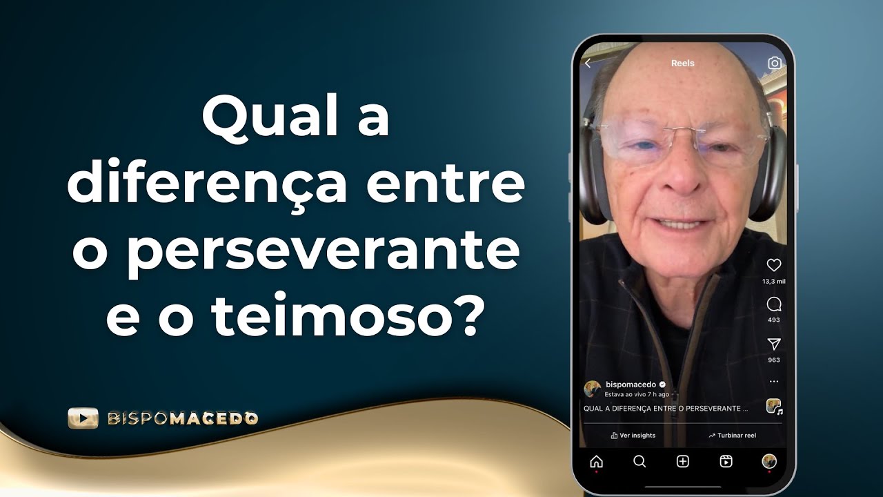 Qual a diferença entre o perseverante e o teimoso? - Meditação Matinal 09/11/24