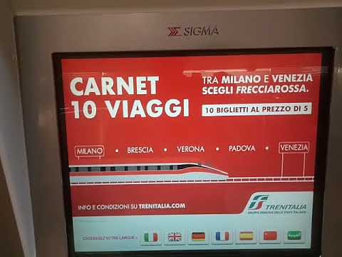 TUTORIAL Uso distributore automatico biglietti (DAB) di Trenitalia