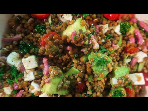 SALADE DE LENTILLES GOURMANDE