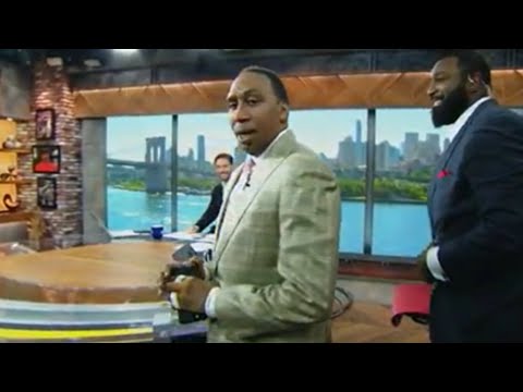 Stephen A. always enters a room with the strut 🚶‍♂️😎 | Get Up