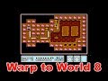 How To Warp To World 8 In Super Mario Bros 3 NES