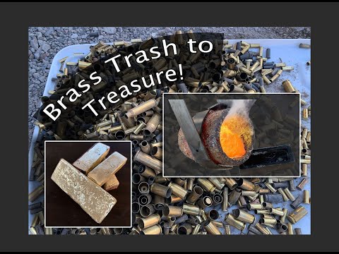 CRAZY! Brass Bars from Used Ammo Shells