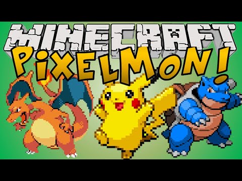 Pixelmon PT.1 - BEATING THE GRASS GYM LEADER!?!?!?