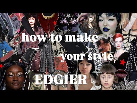 how to make your style EDGIER 🕷️🕸️ | creative, alternative fashion inspo, outfit ideas, alt style