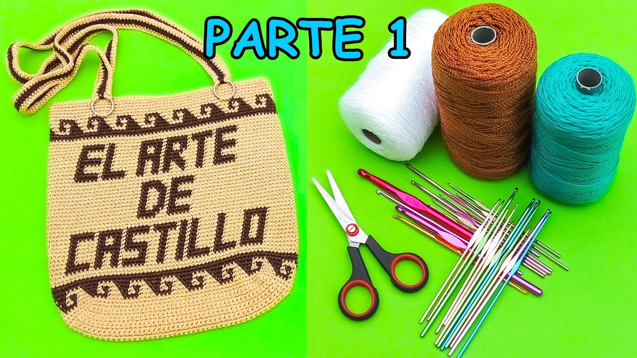 Watch Curso básico de bolsos personalizados con nombre a crochet (parte 1) Now Curso básico de bolsos personalizados con nombre a crochet (parte 1)