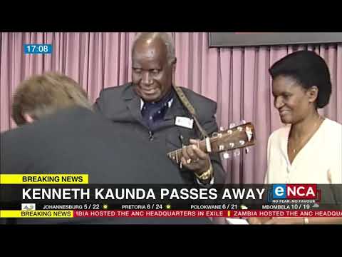 Kenneth Kaunda passed away