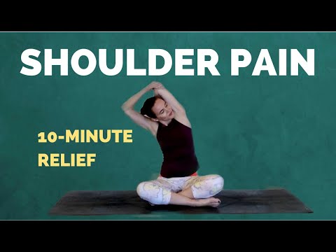 Yoga for SHOULDER PAIN – 10 Min Shoulder Pain Relief Stretches and Exercises