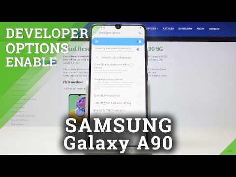 How to Enable Developer Mode in SAMSUNG Galaxy A90 5G – Developer Settings