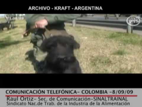 ENTREVISTA TELEFONICA SINALTRAINAL en apoyo a los trabajadores de Kraft