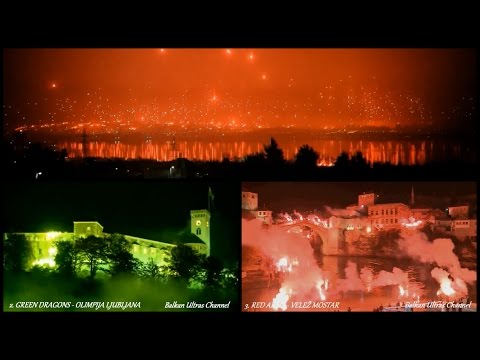 AMAZING!! 3 Most Beautiful Balkan Ultras Celebrations || HD